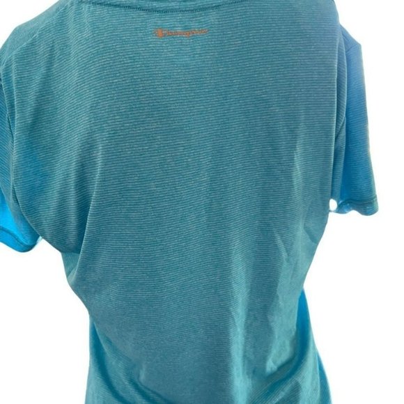 SIZE medium woman's v-neck ocean blue Vapor performance top by Champion – - Picture 6 of 6
